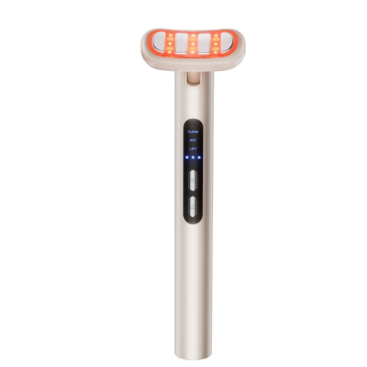 LED Face & Neck Massage Wand – Beige