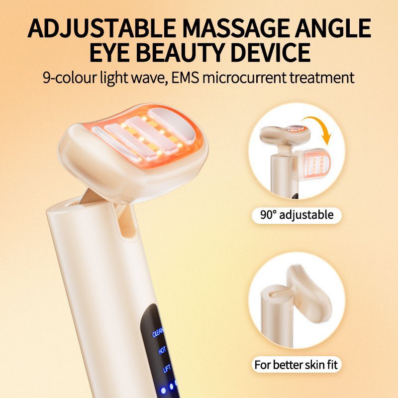 LED Face & Neck Massage Wand – Beige