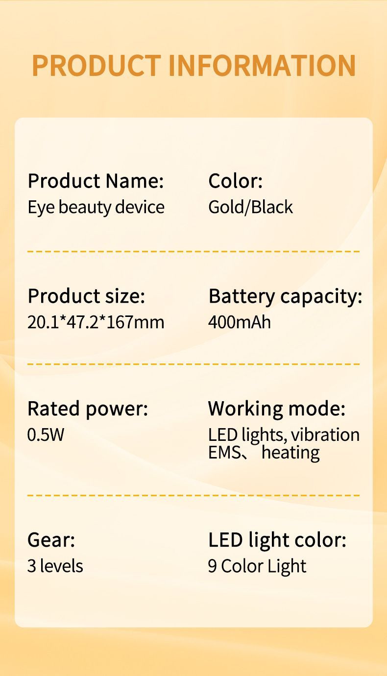 LED Face & Neck Massage Wand – Beige