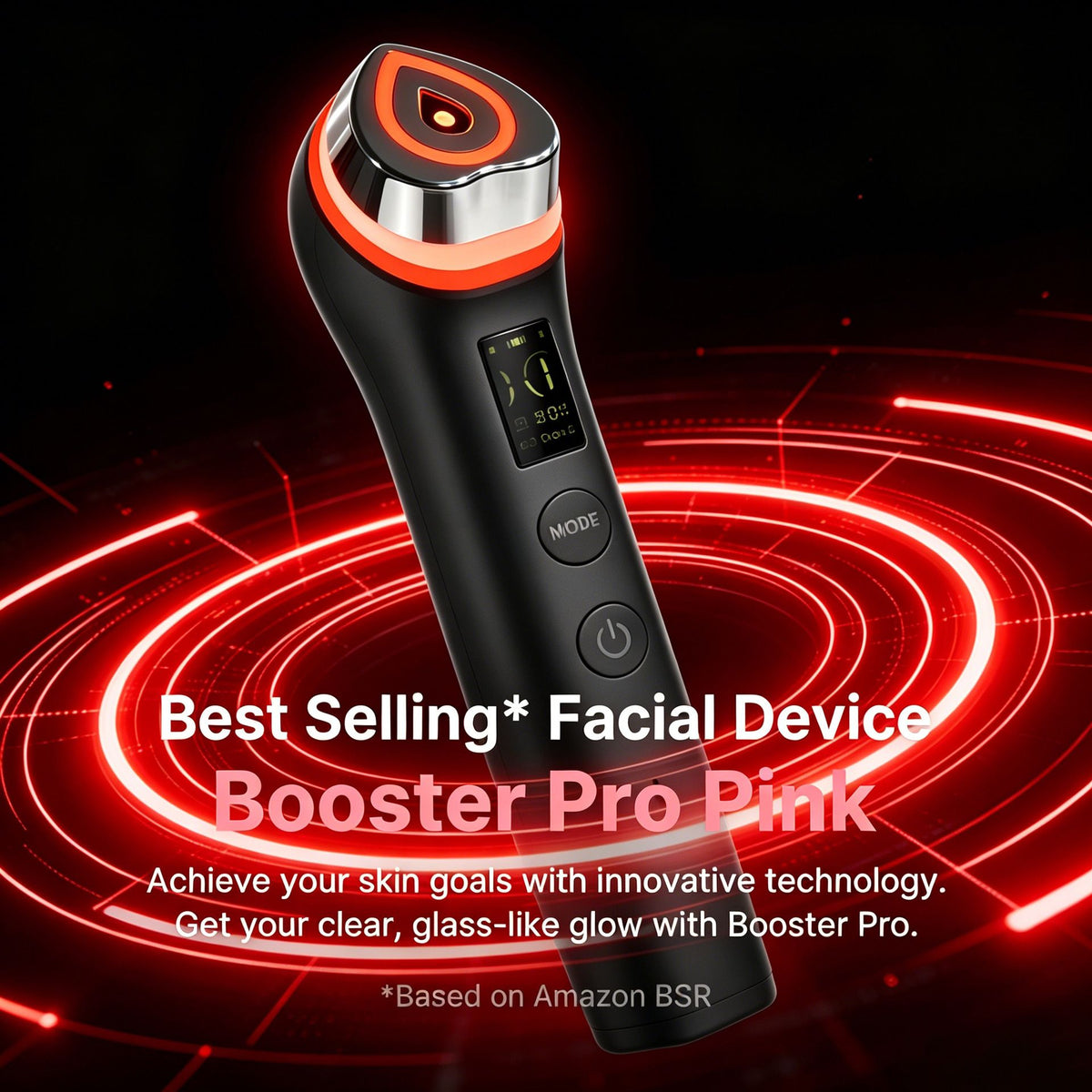 LED Facial Beauty Device – Pink