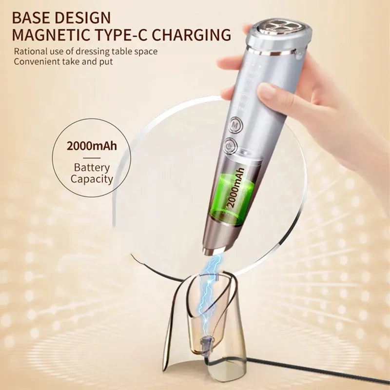 Hot & Cold Facial Beauty Device with Charging Dock – Gradient