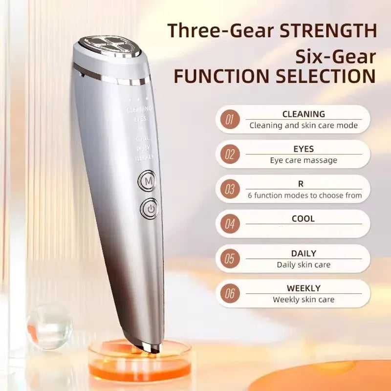 Hot & Cold Facial Beauty Device with Charging Dock – Gradient