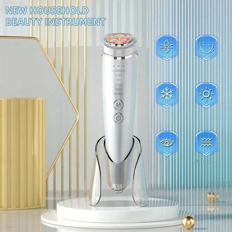 Hot & Cold Facial Beauty Device with Charging Dock – Gradient