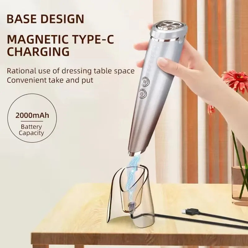 Hot & Cold Facial Beauty Device with Charging Dock – Gradient