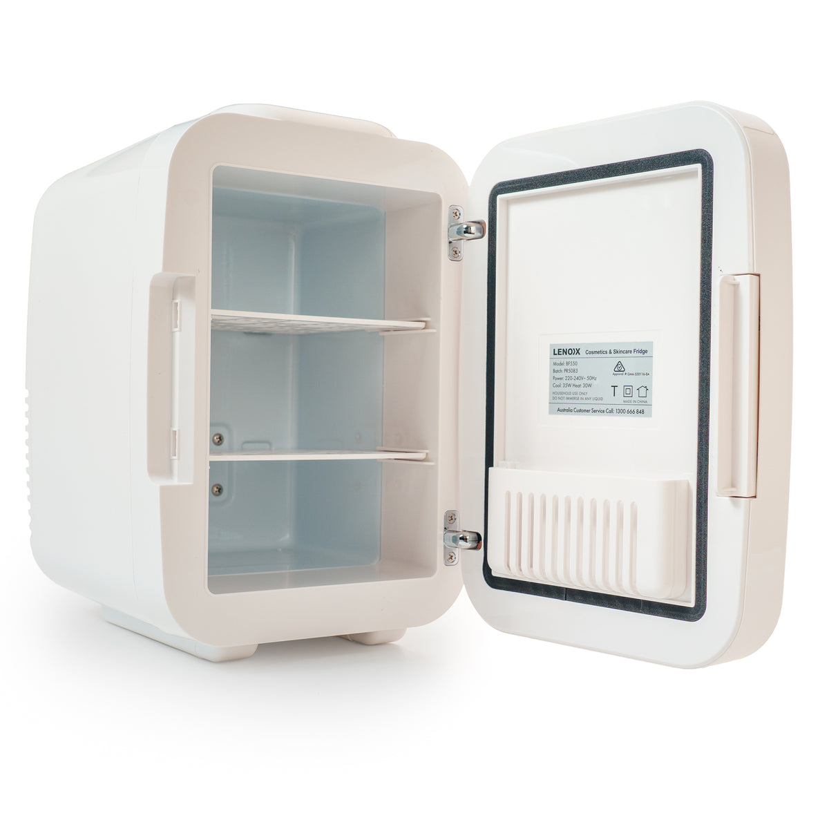 Lenoxx 4L Skincare Mini Fridge – White