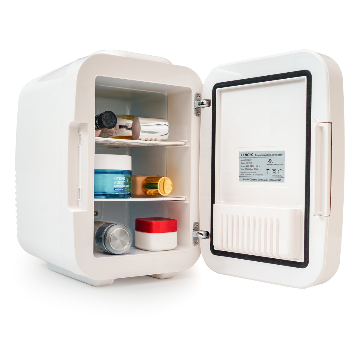 Lenoxx 4L Skincare Mini Fridge – White